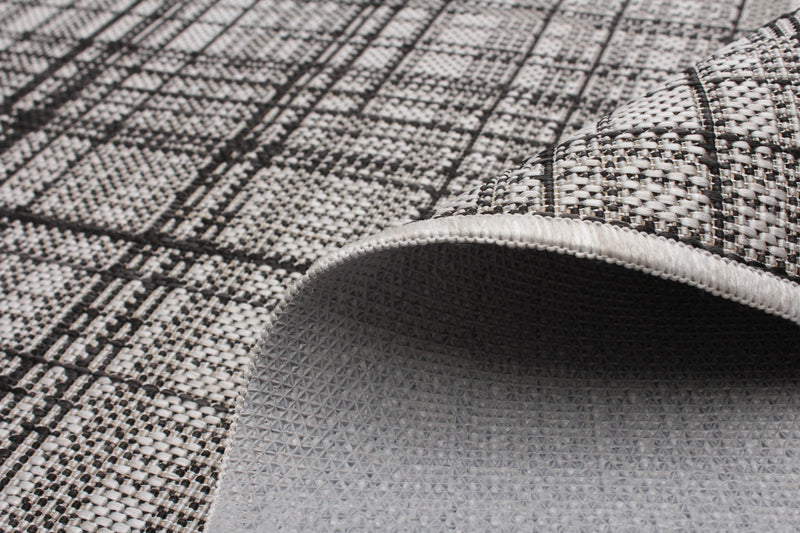 Carpette Panthea grise - 4 pi 4 po x 6 pi 5 po