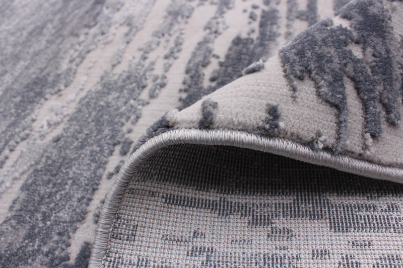 Carpette Ulema grise 5 pi 3 po x 7 pi 3 po