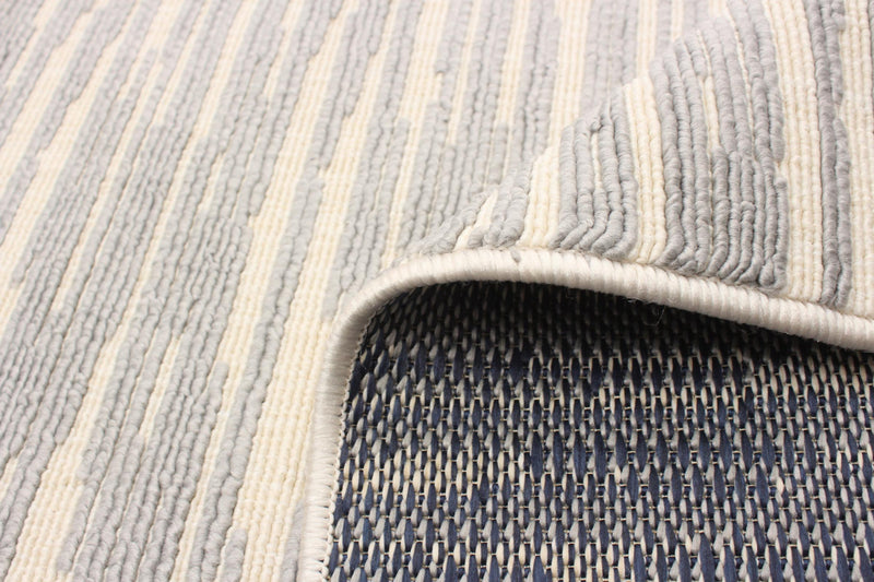 Carpette Eadda gris clair 6 pi 7 po x 9 pi 6 po