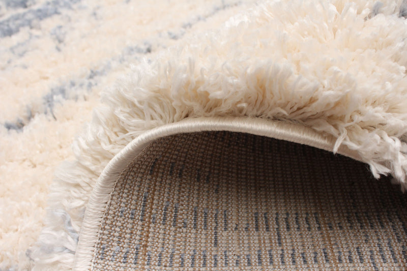  Carpette Kei crèmebleu clair - 3 pi 11 po x 5 pi 7 po