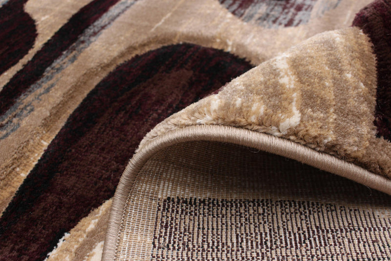 Carpette Allonah bleue - 5 pi 3 po x 7 pi 3 po