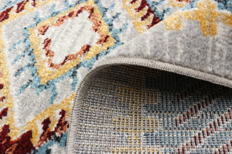Carpette Gypsy bleue lavable à la machine - 2 pi 6 po x 8 pi 0 po