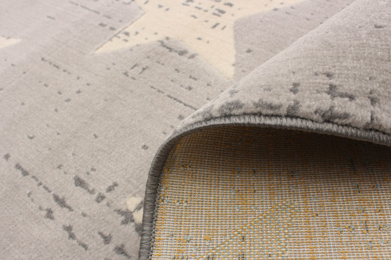 Carpette Ira gris clair 5 pi 3 po x 7 pi 7 po