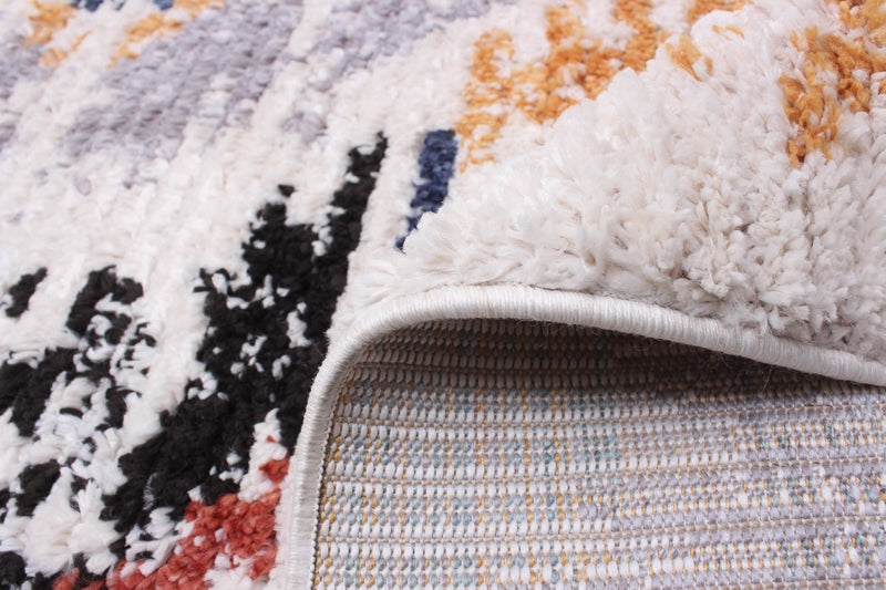 Carpette Paloma Kashkuli blanche - 3 pi 11 po x 5 pi 11 po
