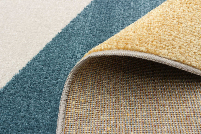 Carpette Gemma multicolore lavable à la machine - 6 pi 0 po x 9 pi 0 po