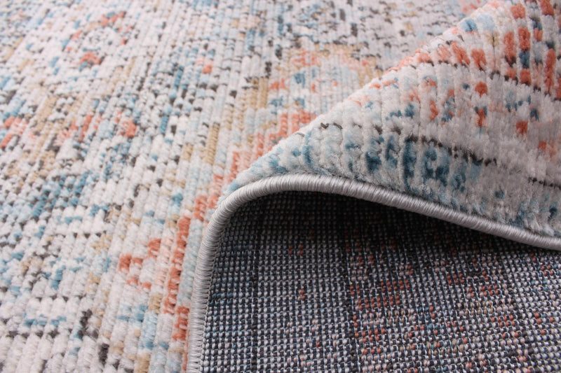 Carpette Leandra cuivrée/bleue 5 pi 3 po x 7 pi 3 po