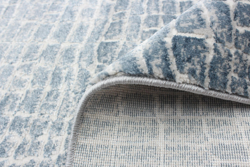 Carpette Kecia bleu marine/crème 8 pi 0 po x 10 pi 0 po