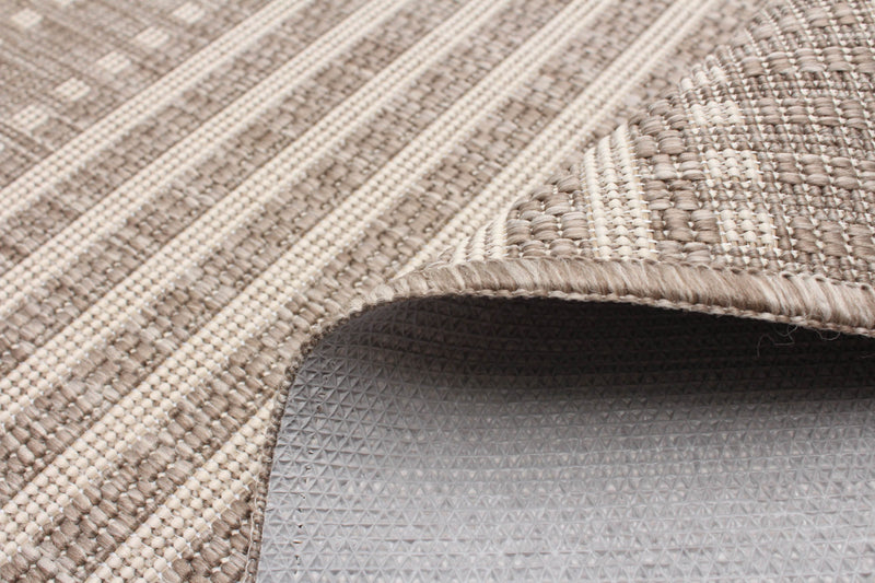 Carpette Wileen taupe - 2 pi 2 po x 6 pi 7 po