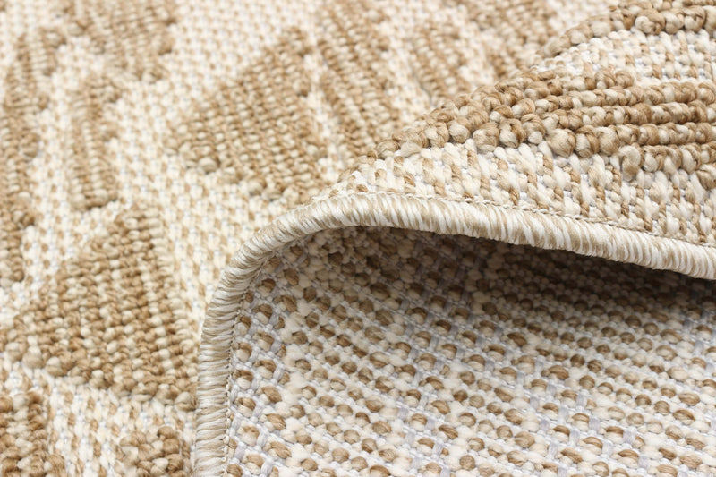 Carpette Simcha taupe - 8 pi 0 po x 8 pi 0 po