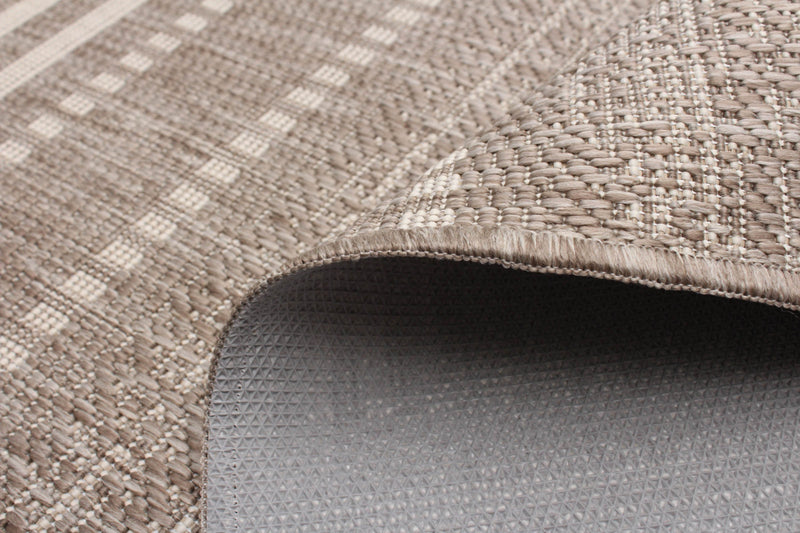 Carpette Wileen taupe - 3 pi 3 po x 4 pi 7 po