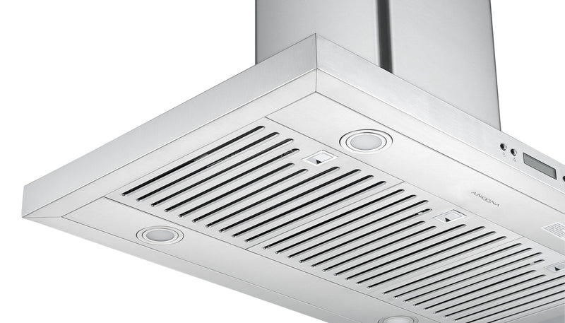 Hotte de cuisinière pour îlot Ancona IRB636 de 36 po en acier inoxydable - AN-1407