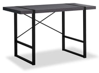Bureau Avery de 49 po d’apparence bois recyclé - gris foncé