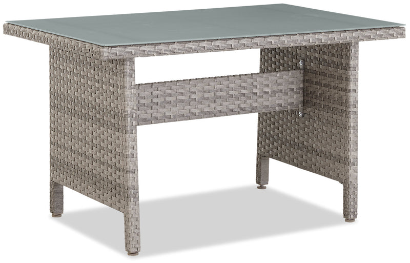 Ensemble de conversation Bermuda 6 pièces avec toit pour la terrasse à l’extérieur - osier en résine tressé à la main, résistant aux rayons UV et aux intempéries - gris