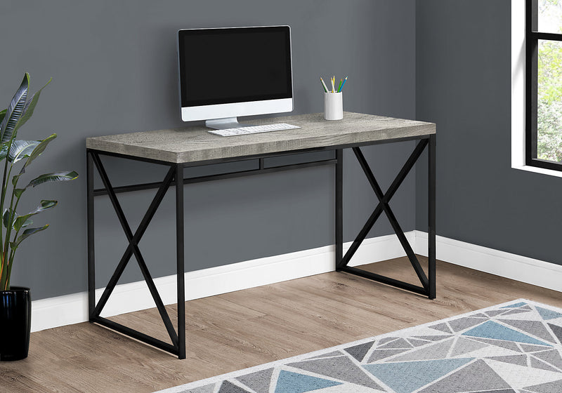 Bureau Brady de 47,25 po d’apparence bois recyclé - gris
