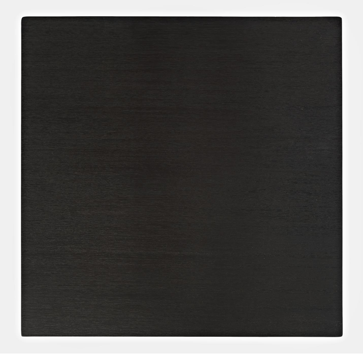 Table de bout rustique Bronx de 24 po avec rangement et tablette - bois anthracite