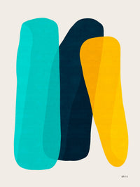 Œuvre d’art murale Giant Art « Abstract V » 72 x 54