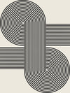 Œuvre d’art murale Giant Art « Simplicity Xv » 72 x 54