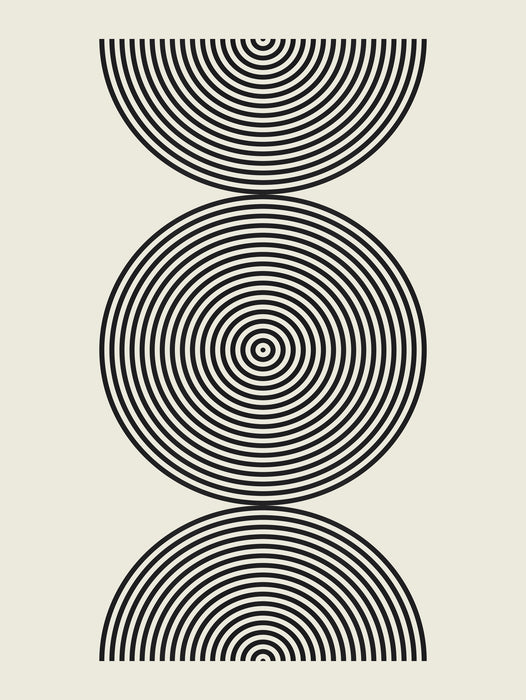 Œuvre d’art murale Giant Art « Simplicity Ii » 72 x 54