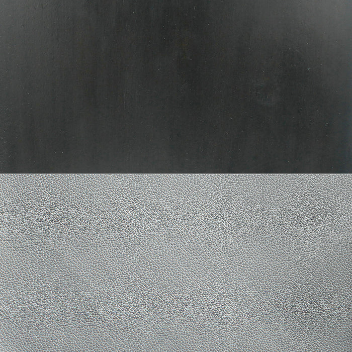 Ensemble de salle à manger Cami 5 pièces de hauteur comptoir avec table carrée de 54 po (L) avec dessus en marbre véritable et 4 chaises grises