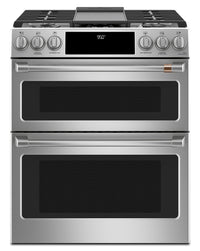  Cuisinière intelligente hybride Café de 7 pi³ avec convection européenne véritable et grilles autone…
