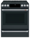 Cuisinière intelligente électrique Café de 5,7 pi³ avec convection européenne véritable - noir mat - CCES700P3MD1