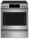 Cuisinière intelligente électrique Café de 5,7 pi³ avec convection européenne véritable et grilles autonettoyantes - acier inoxydable - CCES700P2MS1
