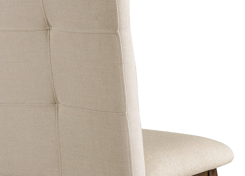 Ensemble de salle à manger Chelsea 5 pièces avec table ronde de 48 po (L) et 4 chaises taupe - brun noyer