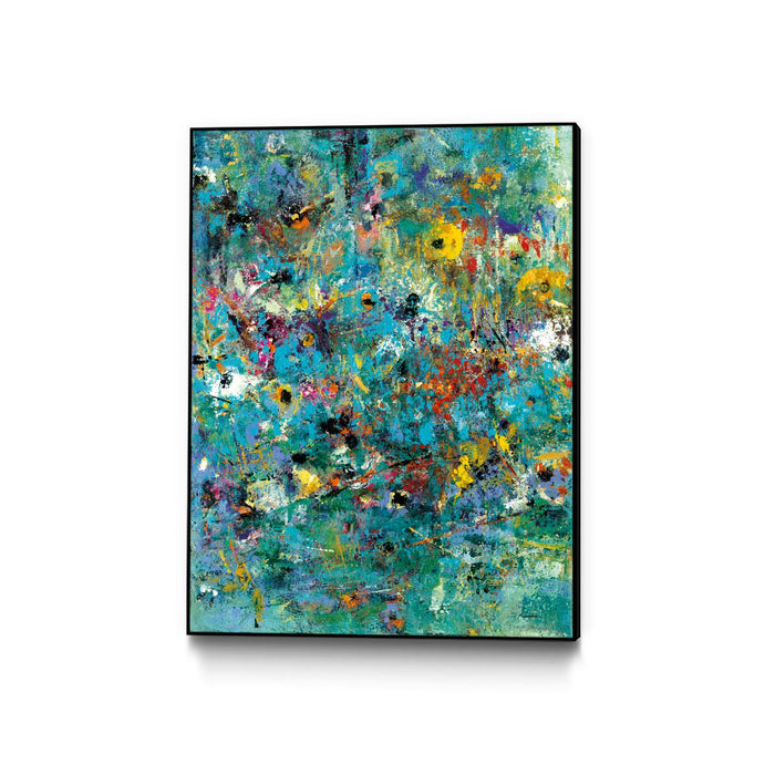 Œuvre d'art murale sur toile encadrée noire « Carpe Diem 3 » 30 x 40