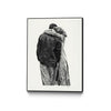 Œuvre d'art murale sur toile encadrée noire « Peter & Rebecca » 18 x 24