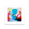 Œuvre d’art murale encadrée blanche et mate « Traveling Back In Time » 30 x 30