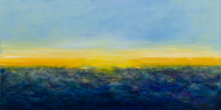 Œuvre d’art murale Giant Art « Ocean Mood » 72 x 36