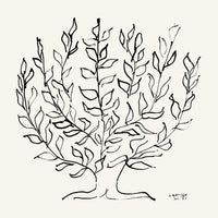 Œuvre d’art murale Giant Art « L'arbre Platane » 54 x 54