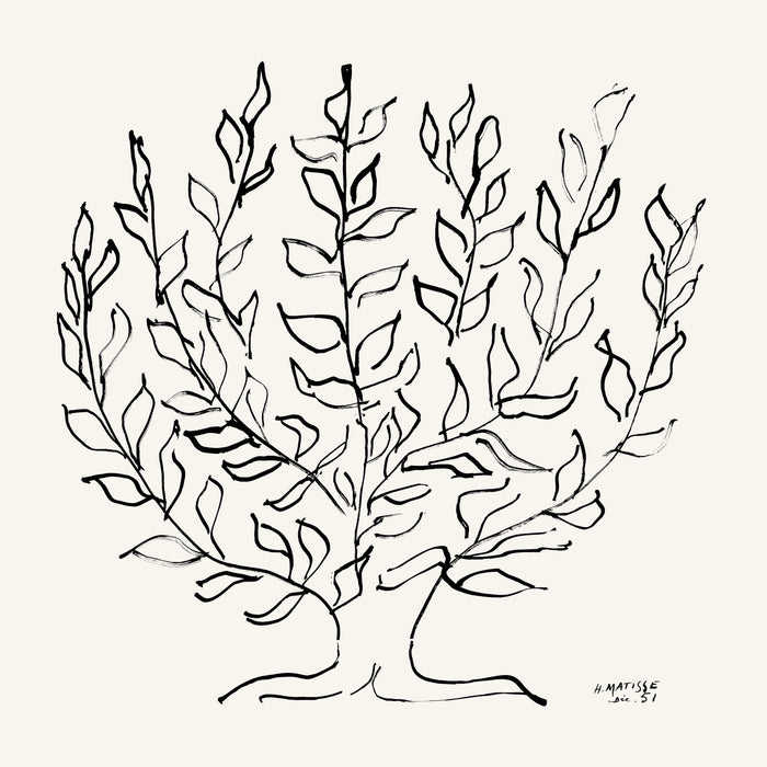 Œuvre d’art murale Giant Art « L'arbre Platane » 54 x 54