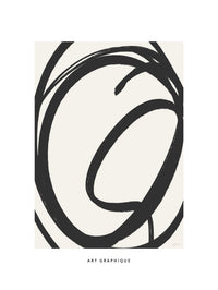 Œuvre d’art murale Giant Art « Circle I » 72 x 54