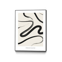 Œuvre d’art murale sur toile encadrée noire « Free » 18 x 24