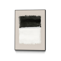 Œuvre d'art murale sur toile encadrée noire « Inspiration » 18 x 24