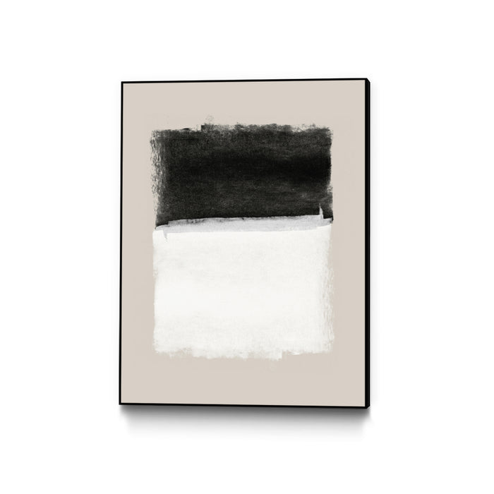 Œuvre d'art murale sur toile encadrée noire « Inspiration » 18 x 24