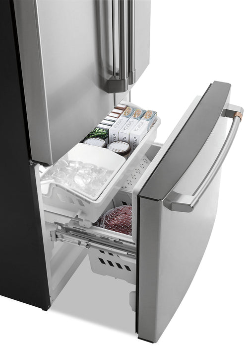 Réfrigérateur Café de 18,6 pi³ et de 33 po à portes françaises - acier inoxydable - CWE19SP2NS1