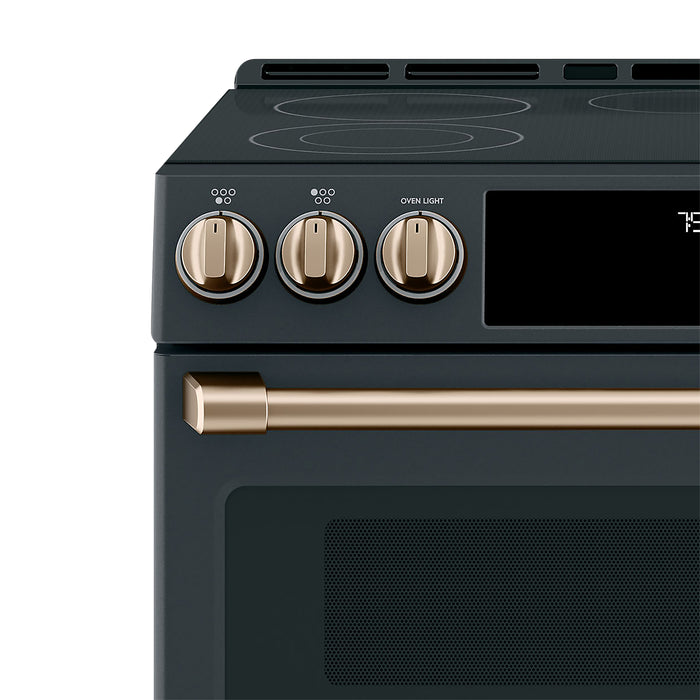 Ensemble de poignées et de boutons bronze brossé pour cuisinière électrique Café - CXFCEHKPMBZ