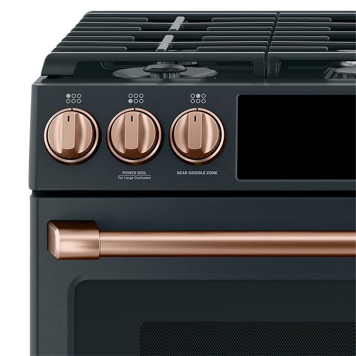 Ensemble de poignées et de boutons cuivre brossé pour cuisinière à gaz Café – CXFCGHKPMCU