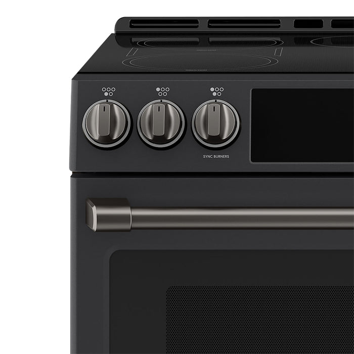 Ensemble de poignées et de boutons noir brossé pour cuisinière à induction Café - CXFCHHKPMBT