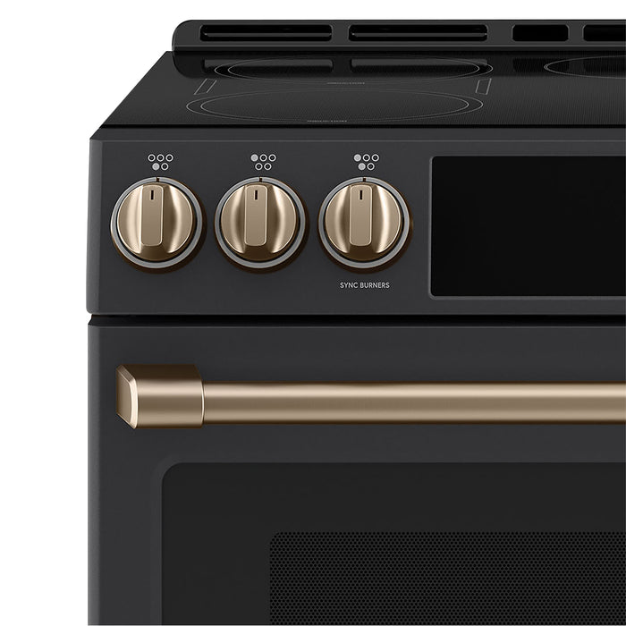 Ensemble de poignées et de boutons bronze brossé pour cuisinière à induction Café - CXFCHHKPMBZ