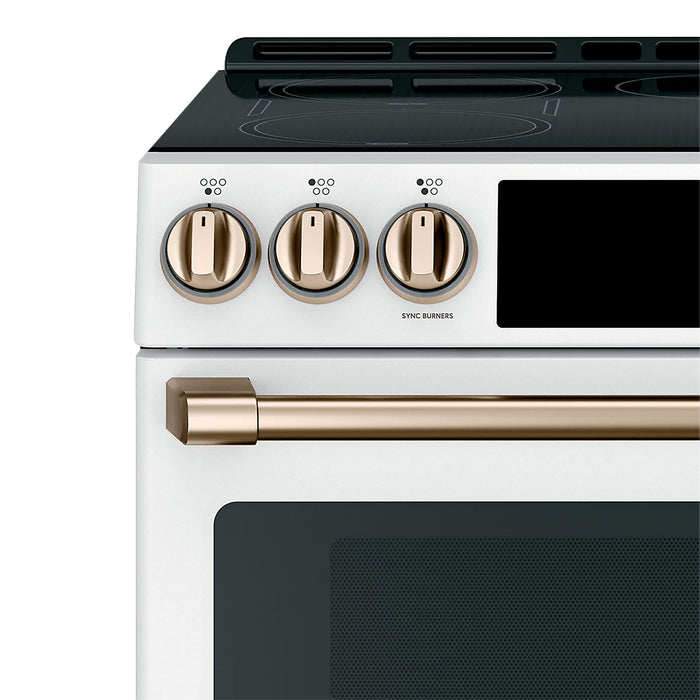 Ensemble de poignées et de boutons bronze brossé pour cuisinière à induction Café - CXFCHHKPMBZ
