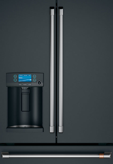 Poignées acier inoxydable brossé pour réfrigérateur à portes françaises Café - CXLB3H3PMSS