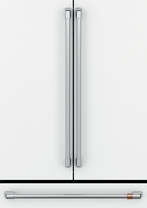 Poignées acier inoxydable brossé pour réfrigérateur à portes françaises Café - CXLB3H3PMSS