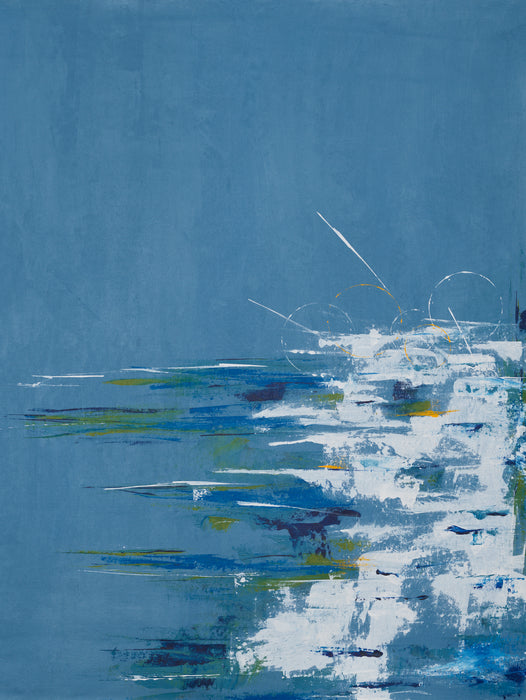 Œuvre d’art murale Giant Art « Tip Toe Surf » 72 x 54