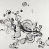 Œuvre d’art murale Giant Art « Transparent Onyx » 72 x 72
