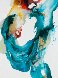 Œuvre d’art murale Giant Art « Weighted Flow Ii » 72 x 54