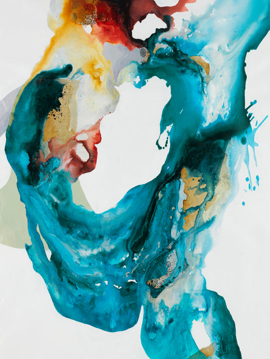 Œuvre d’art murale Giant Art « Weighted Flow Ii » 72 x 54