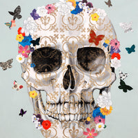 Œuvre d’art murale sur toile encadrée noire « Party Favor » 20 x 20